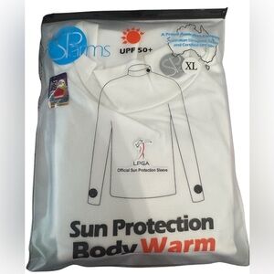 Sun Protection Long Sleeve Top NWT | Warm Fabric Activewear X large white